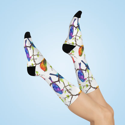 Watercolor Birds on Branches