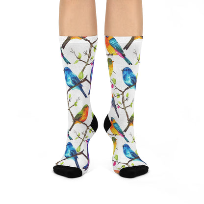 Watercolor Birds on Branches