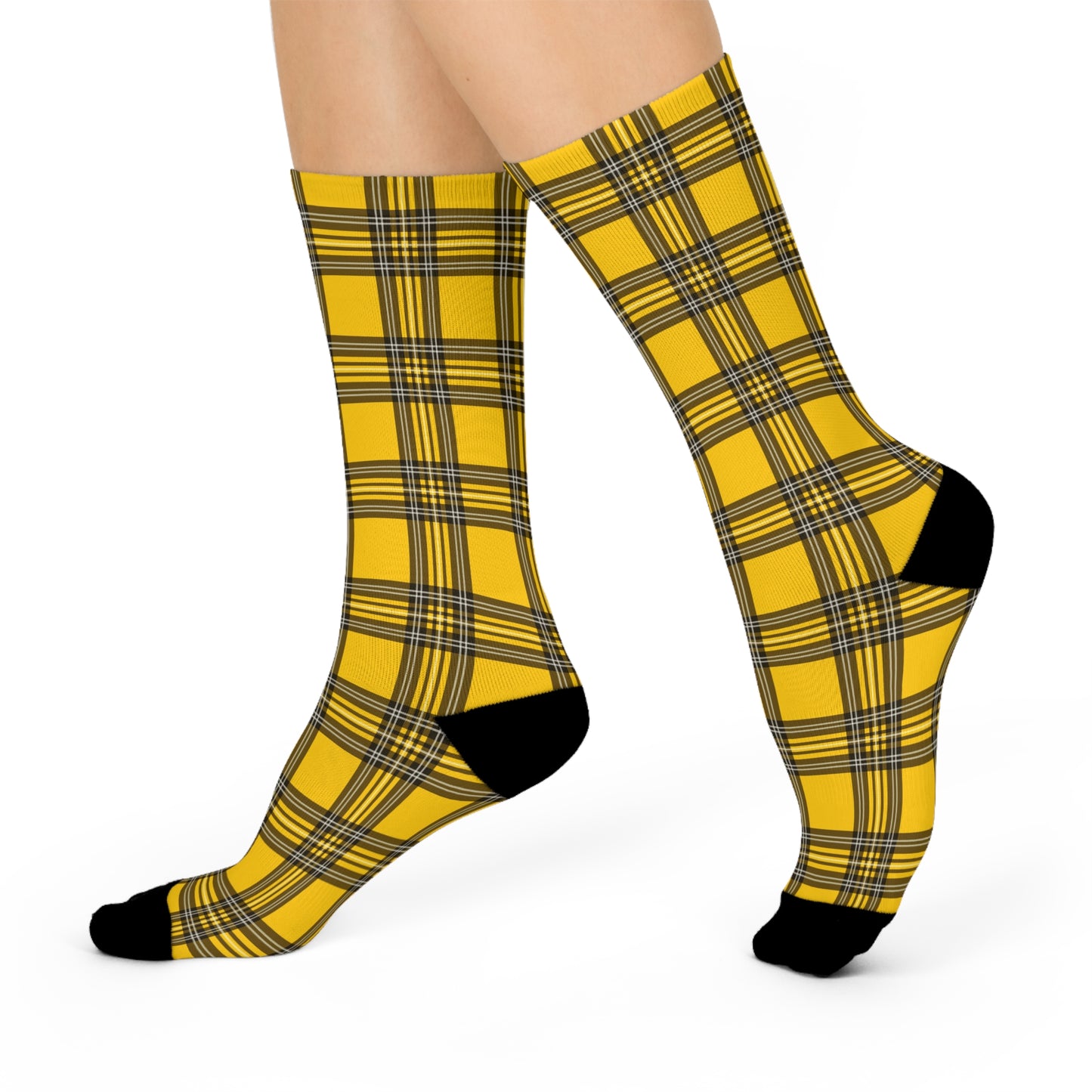 Yellow & Black Plaid
