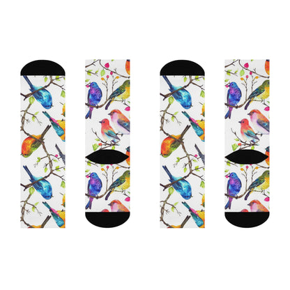 Watercolor Birds on Branches