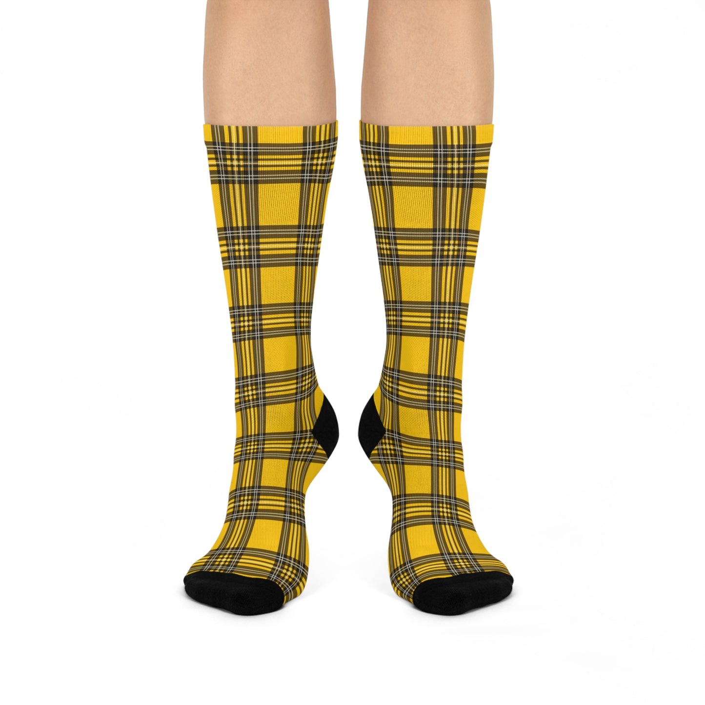 Yellow & Black Plaid