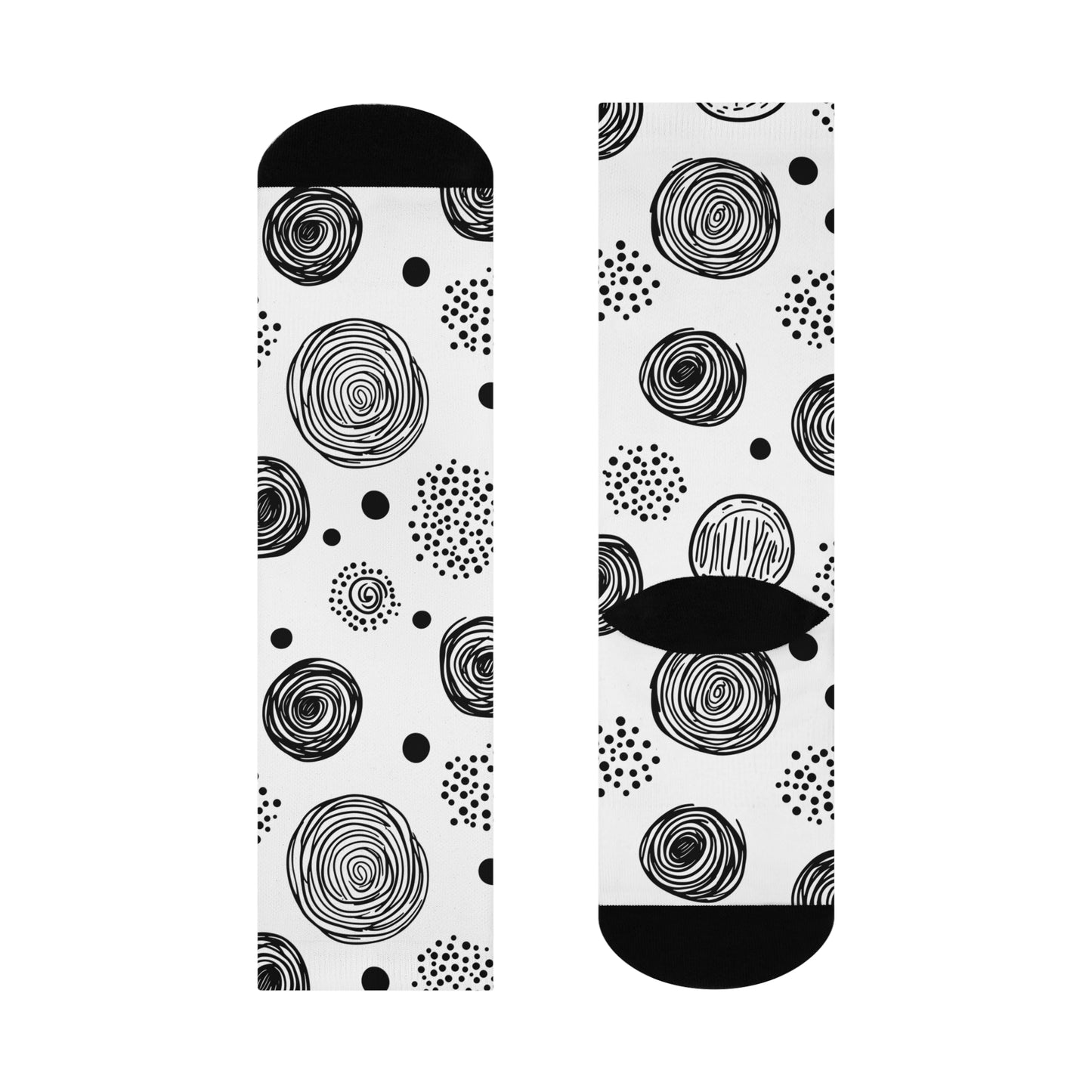 Whimsical Black & White Circles